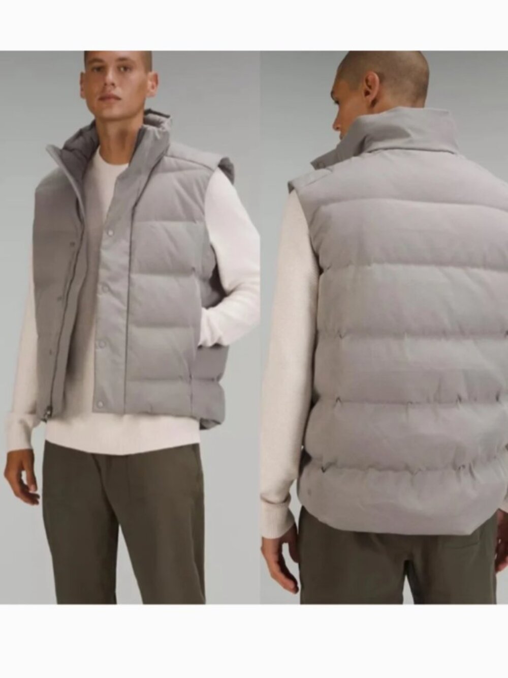 Lululemon Men's Wunder Puff Vest Tech Canvas Size L